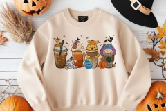 Halloween Themed Shirt Mockup Design