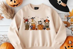 Halloween Themed Shirt Mockup Design