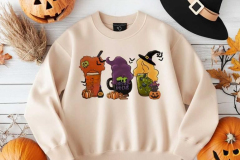 Halloween Themed Shirt Mockup Design