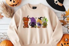 Halloween Themed Shirt Mockup Design