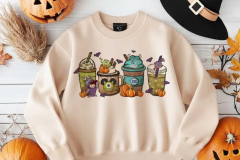 Halloween Themed Shirt Mockup Design