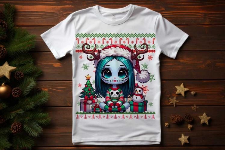 25 Plantillas PNG, Ugly Sweaters, Disney, con Mockups