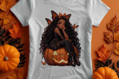 Halloween Themed Shirt Mockup Design