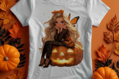 Halloween Themed Shirt Mockup Design