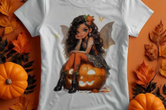 Halloween Themed Shirt Mockup Design