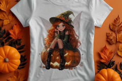 Halloween Themed Shirt Mockup Design