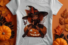 Halloween Themed Shirt Mockup Design