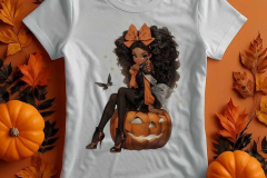 Halloween Themed Shirt Mockup Design