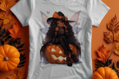 Halloween Themed Shirt Mockup Design