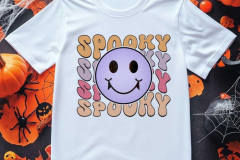 Halloween Themed Shirt Mockup Design