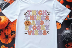 Halloween Themed Shirt Mockup Design