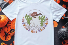 Halloween Themed Shirt Mockup Design