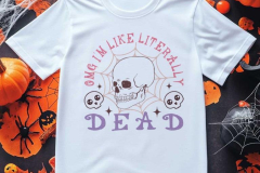 Halloween Themed Shirt Mockup Design