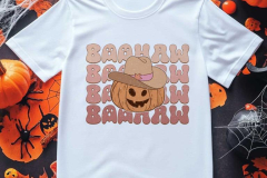 Halloween Themed Shirt Mockup Design