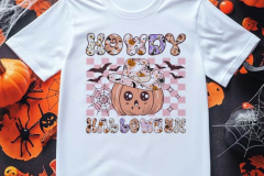 Halloween Themed Shirt Mockup Design