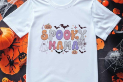 Halloween Themed Shirt Mockup Design