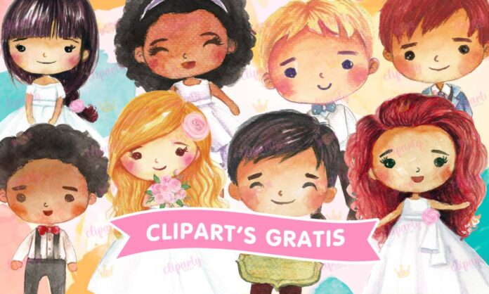 Cliparts, Boda, pareja, amor, chicas, chicos