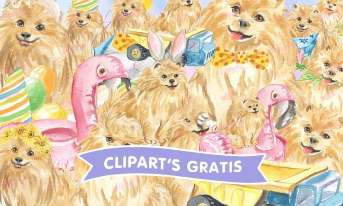 Cliparts, Animalitos, perritos, cumpleanos, fiesta