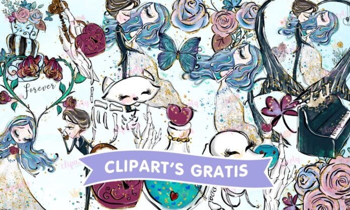 cliparts, Películas, Amor y Amistad, pocima, pareja, glitter