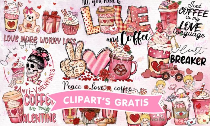 Cliparts, Amor y Amistad, frases, cafe