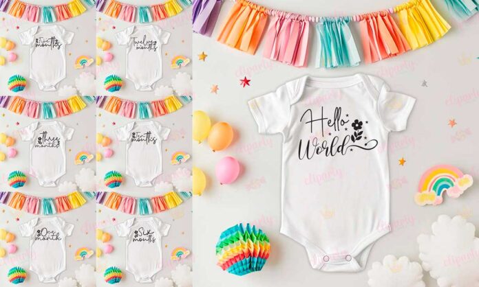 Cliparts, Baby Shower, Hola Mundo, meses