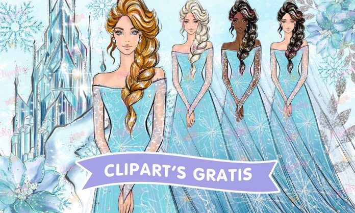 Cliparts, Princesas, XV Anos, Peliculas, Elsa, glitter