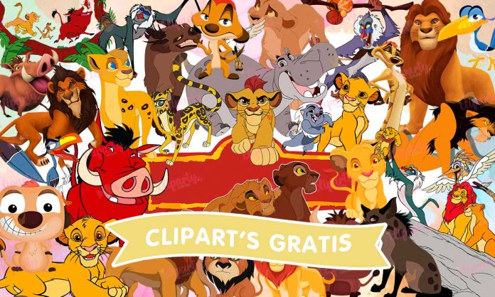 Cliparts, Peliculas, El Rey Leon, personajes