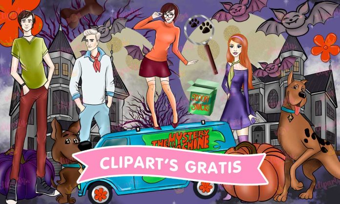 Cliparts, Caricaturas, Scooby-Doo, glitter