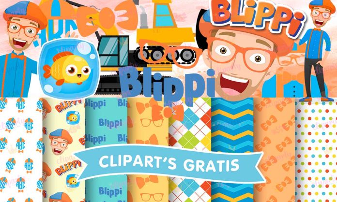 Cliparts, Caricaturas, Blippi, papeles