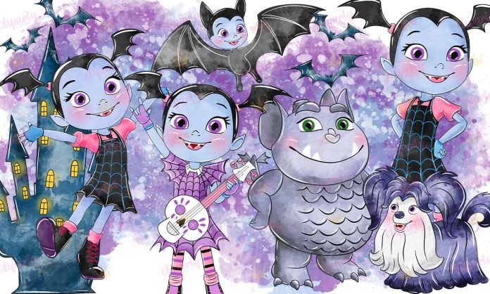 Cliparts, Halloween, caricaturas, vampirina