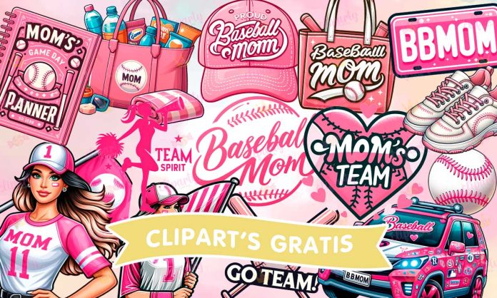 Cliparts, Deportes, Mama, Beisbol