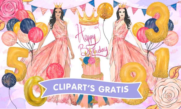 Cliparts, Cumpleanos, XV Anos, fiesta, glitter