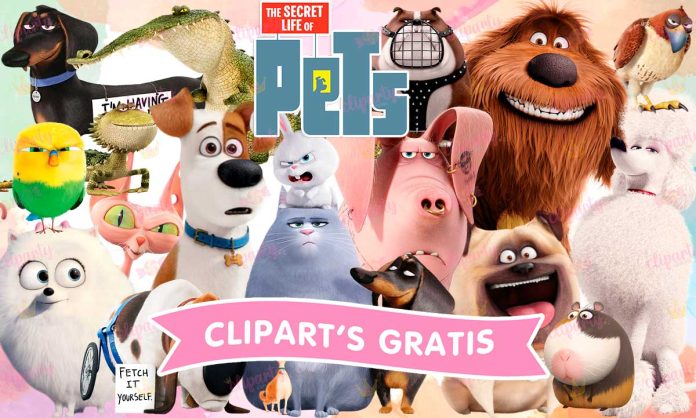 Cliparts, Películas, La vida secreta de tus mascotas