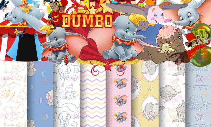 Cliparts, Peliculas, Dumbo, papeles