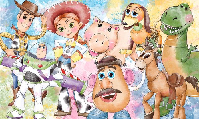 Cliparts, Peliculas, Toy Story, watercolor